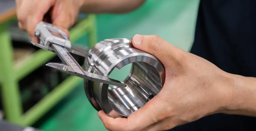 作業している様子