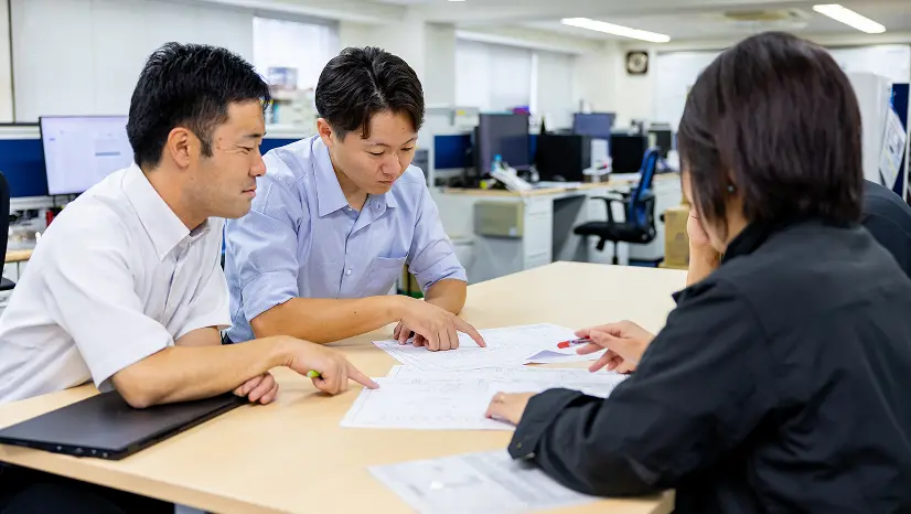 打ち合わせの様子